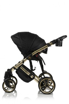 ДЕТСКАЯ КОЛЯСКА 3IN1 AVETTI INSIEMO, ЗОЛОТАЯ, БОЛЬШИЕ КОЛЕСА