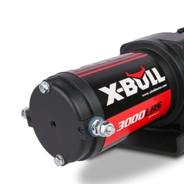ЛЕБЕДКА ДЛЯ квадроцикла QUAD X-BULL 3000 1,36 Т ПЛУГ 12 В