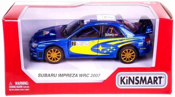 SUBARU IMPREZA WRC 2007 МОДЕЛЬ KINSMART 1:36