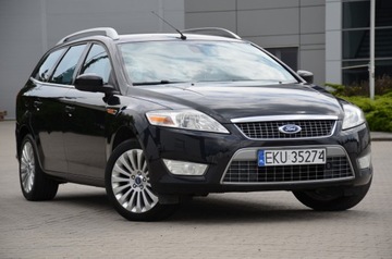 Ford Mondeo IV Kombi 2.0 Duratec Flexifuel 145KM 2009 CZARNE ZAREJESTROWANE 2.0i 145KM SERWIS TITANIUM NAVI CONVERS+ 2xParktronik, zdjęcie 13