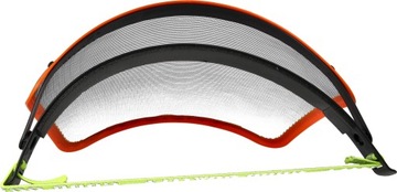 Маска для кустореза, газонокосилки, козырек, сетчатая защитная маска.