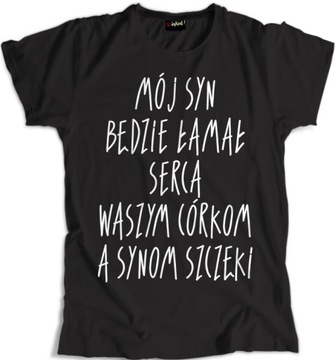 Koszulka Ciążowa z nadrukiem dla MAMY roz. M