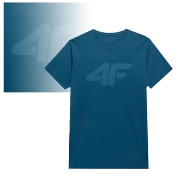4F T-shirt Koszulka Męska Sportowa LOGO M