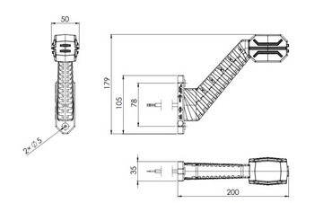 Светодиодные габаритные фонари для полуприцепов рефрижераторов польский Horpol 12V 24V