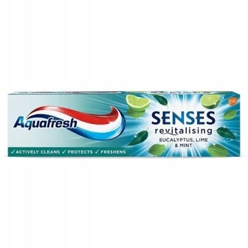 Aquafresh Senses pasta do zębów eukaliptus z miętą i limonką 75 ml