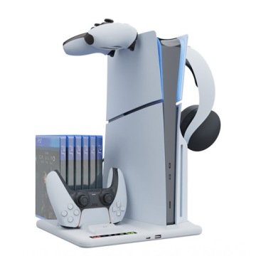 Organizátor Nabíjecí Stanice Pro DualSense+PS5 Slim 2023 Cooling Fan