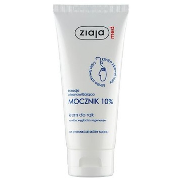 Ziaja Med Kuracja Ultranawilżająca Mocznik 10% Krem do rąk 100 ml