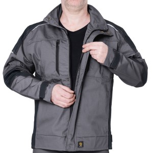 КУРТКА, толстовка мужская рабочая, ЗАЩИТА OHS, для РАБОТЫ, летняя, светоотражающая, размер 52