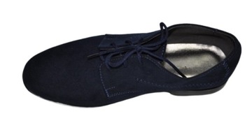 Buty chłopięce komunijne granatowe zamszowe r.36 (116)