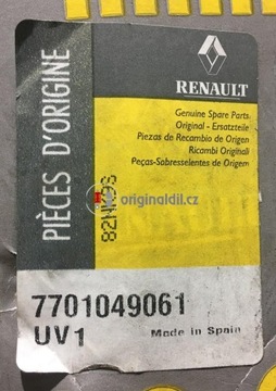 RENAULT LAGUNA II VNĚJŠÍ ZRCÁTKO ZPÁTEČNÁ ORIGINÁLNÍ 7701049061
