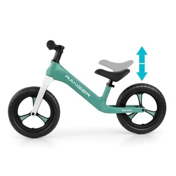 Балансировочный велосипед Ranger, легкие регулируемые колеса из этиленвинилацетата, 12 футов.