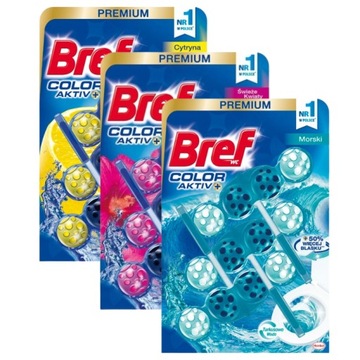 Bref Color Activ Zawieszka do Wc 50g x9