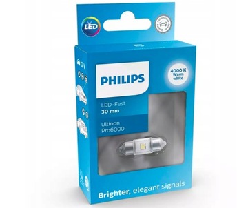 Philips Led Festoon 30mm 4000K Ultinon Pro6000 SI