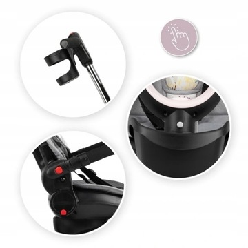 MoMi INVIDIA поворотный трехколесный велосипед 5-в-1