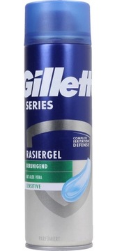 GILLETTE SENSITIVE ŻEL DO GOLENIA sk. WRAŻLIWA 200