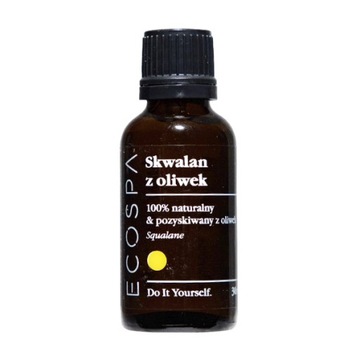 НАТУРАЛЬНЫЙ РАСТИТЕЛЬНЫЙ СКВАЛАТ 100% ИЗ ОЛИВОК УВЛАЖНЯЮЩАЯ СЫВОРОТКА 30 МЛ ECOSPA