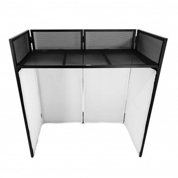 DJ SCREEN XL НАСТОЛЬНЫЙ ЭКРАН ЭКРАН TANK DJ ПОДСТАВКА 100 СМ БЕЛЫЙ ЧЕРНЫЙ КОРПУС