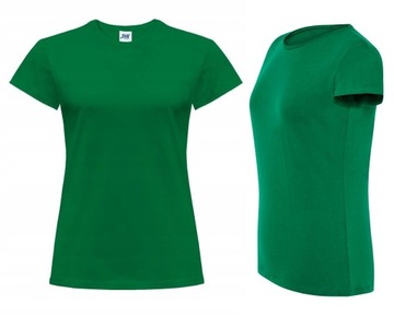 T-SHIRT DAMSKA koszulka bawełniana JHK TSRL CMF zielona KG r. L