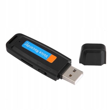 DYKTAFON MINI MAŁY SZPIEGOWSKI USB 2GB PODSŁUCH