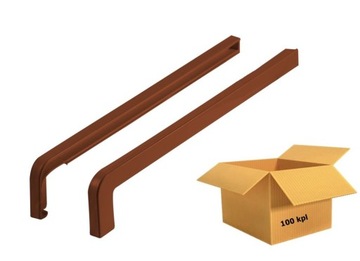 100x ZAŚLEPKI NOSKI PARAPETÓW 30 cm ZŁOTY DĄB