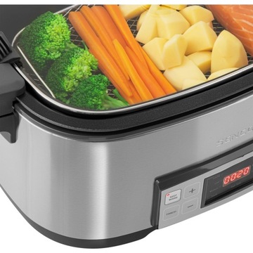 Sencor SPR 5500SS мультиварка 6 л серебристый/серый 1350 Вт