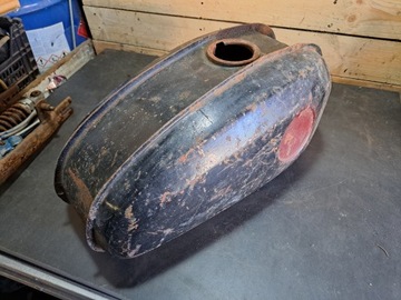 ВИНТАЖНЫЙ МОТОЦИКЛ WSK, ТОПЛИВНЫЙ БАК, ОРИГИНАЛ, ШАНС, РЕКОМЕНДУЮ