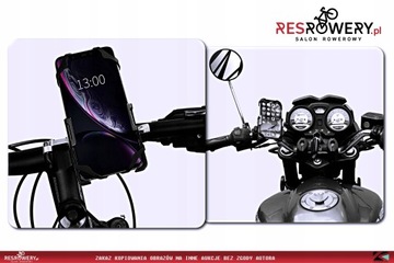 Велосипедный держатель для телефона GUB P10 ALU, красный