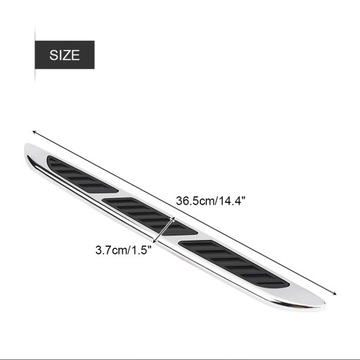 WLOTY POWIETRZA NA MASKĘ ATRAPA NAKLEJKA 2SZT