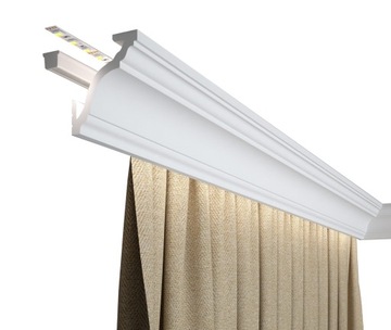 Osłona, zabudowa karnisza 8,1cm MD213 pod LED