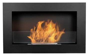 БИОКАМИН СО СТЕКЛОМ черный 65х40см SLIM + РЕГУЛИРОВКА