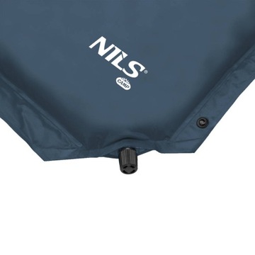 АНТРАЦИТОВЫЙ САМОННАДУВАЮЩИЙСЯ КОВРИК ДЛЯ ДВУХ ЧЕЛОВЕК С ПОДУШКОЙ NILS CAMP