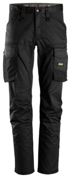 Snickers Spodnie Stretch bez kieszeni Black 6803