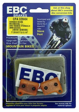 KLOCKI ROWEROWE EBC CFA329HH METALICZNE SHIMANO BR-C901 NEXAVE