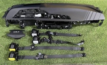 PODUSZKI AIRBAG KONSOLA HEAD UP PASY NAPINACZE KPL KIA EV6