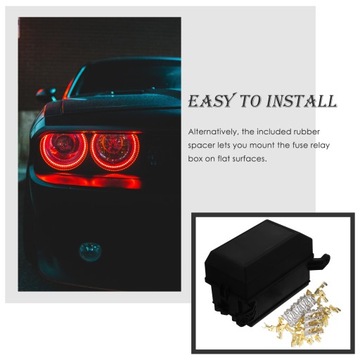 Релейный блок на 12 слотов, 6 предохранителей