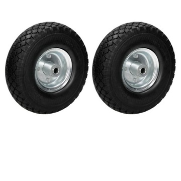 2 x kolo do wózka siodlowego pelne gumowe czarne