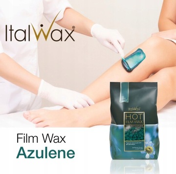Italwax HARD WAX азуленовые капли 500г ДЕПИЛЯЦИЯ