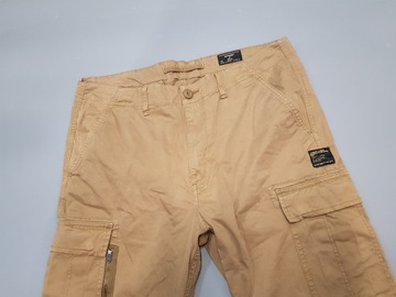 SUPERDRY spodnie bojówki cargo 34/32 pas 93