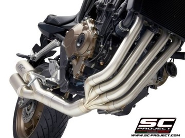 Титановая выхлопная система SC-Project Twin CR-T Honda CBR650R (2019 – 2020 гг.)