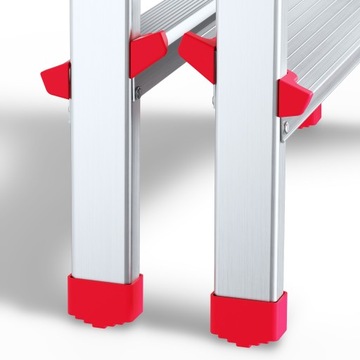 Лестница бытовая алюминиевая двусторонняя, 2х4 ступени, BAULICH, ПОЛЬСКИЙ продукт