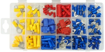 НАБОР ИЗОЛИРОВАННЫХ РАЗЪЕМОВ 160 ШТ. ЭЛЕКТРИЧЕСКИЕ РАЗЪЕМЫ РАЗЪЕМЫ