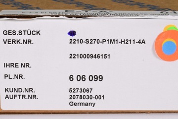 ETA 2210-S270-P1M1-H211-4A, Термомагнитный переключатель