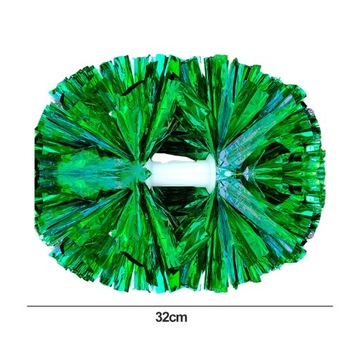Двуглавый металлический помпон для черлидинга, цветочный шар
