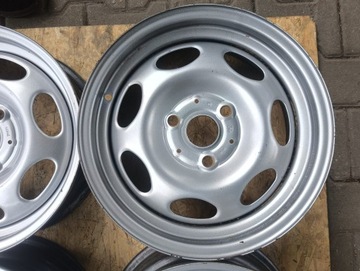 4× DISK OCELOVÝ ALCAR STAHLRAD 5.5" X 15" 3X112 ET 22