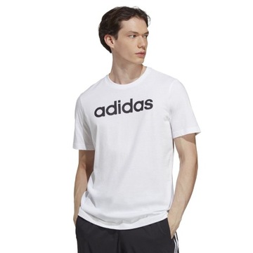 Koszulka męska adidas Essentials Single Jersey Linear IC9276 R. XL