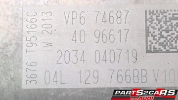 04L129766BB ВПУСКНОЙ ПАТРУБОК С РАДИАТОРОМ AUDI A4 B9