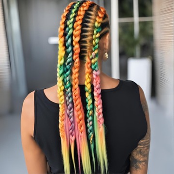 СИНТЕТИЧЕСКИЕ ВОЛОСЫ ДЛЯ КОСИЦЫ ЦВЕТНАЯ БРИТАНИЯ НАРАЩИВАНИЕ ВОЛОС ОМБРЕ