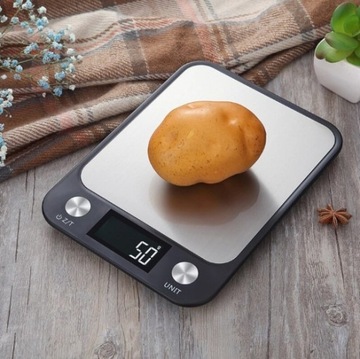 Точные кухонные весы 15 кг 1 г LCD draVires + наклейка