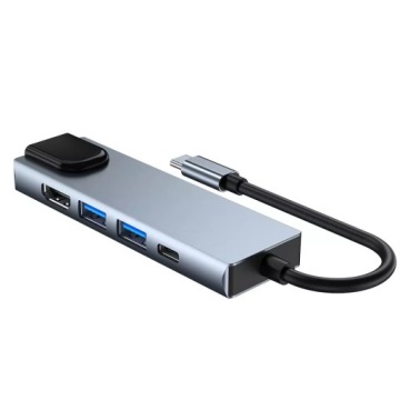 Адаптер RJ45 1000 Мбит/с HDMI USB 3.0 USBC PD 100 Вт