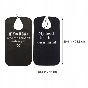 Непромокаемый нагрудник для взрослых Aldult 2 шт.